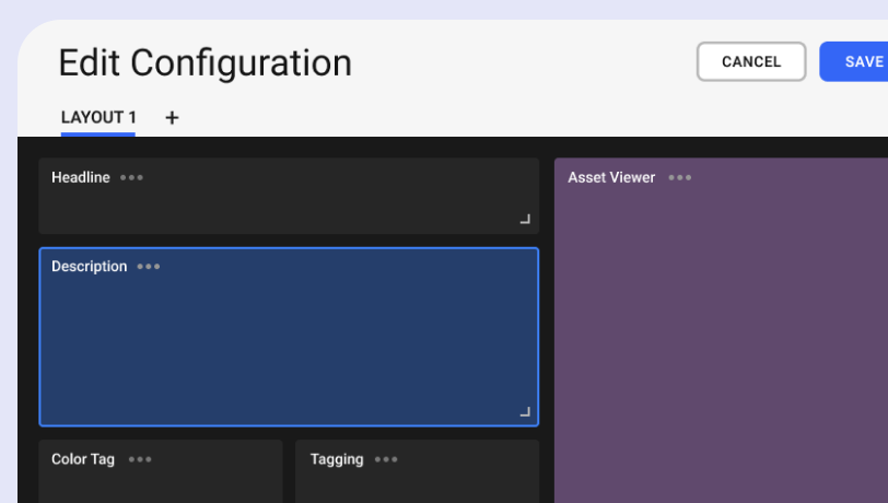 Copywriting edit configuration