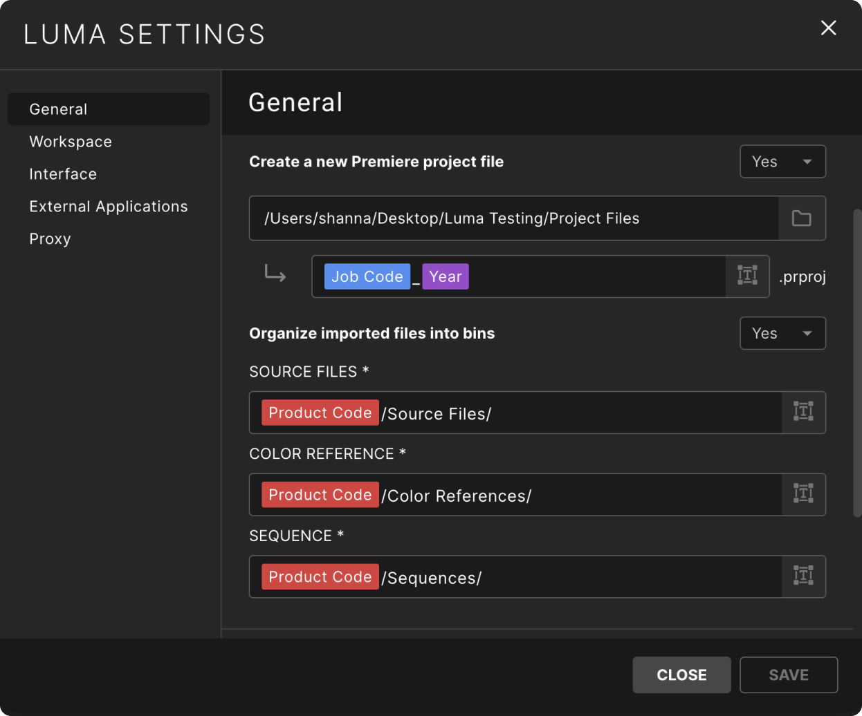 cloud-video-luma-file-handling-settings