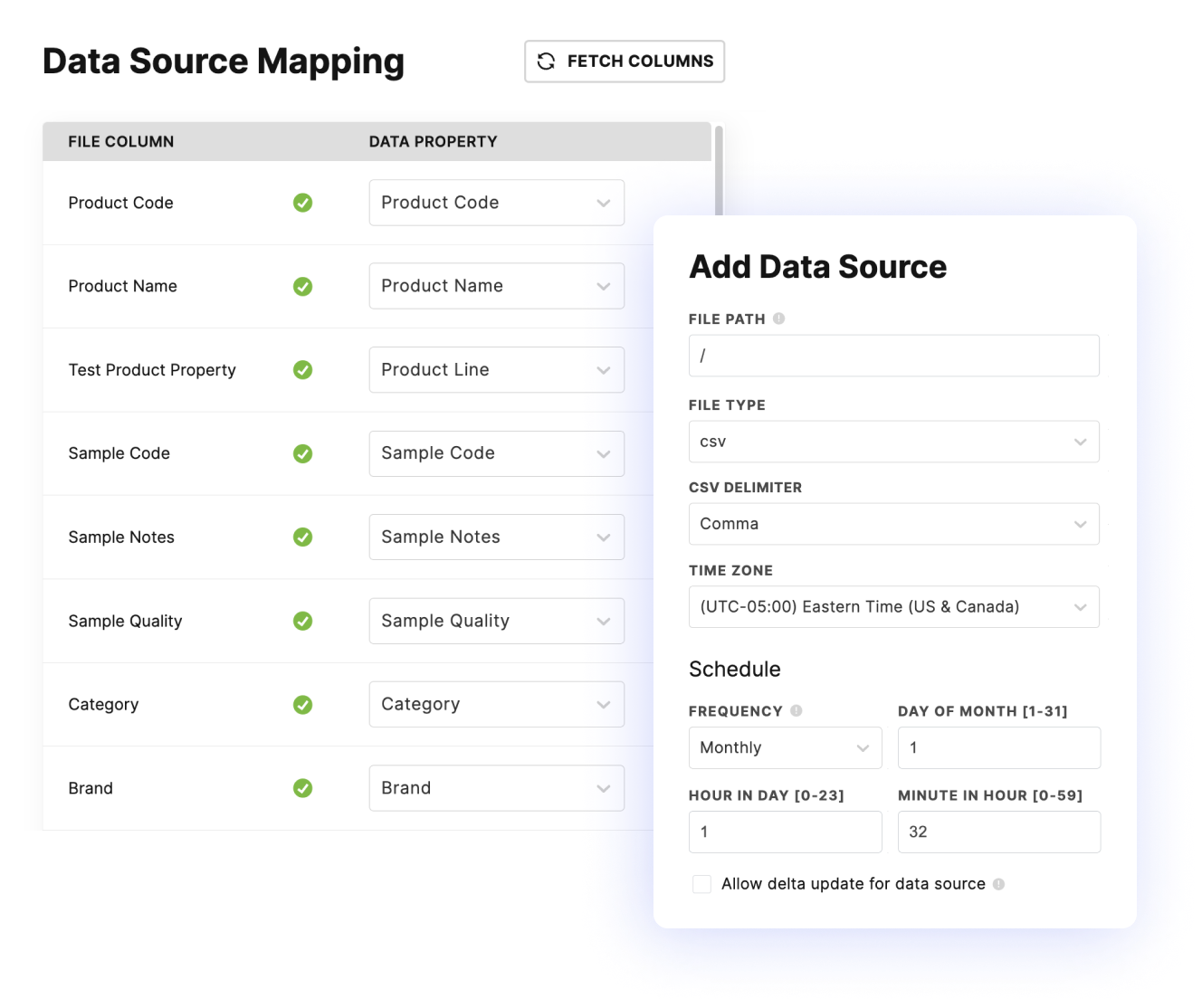 data-source-mapping