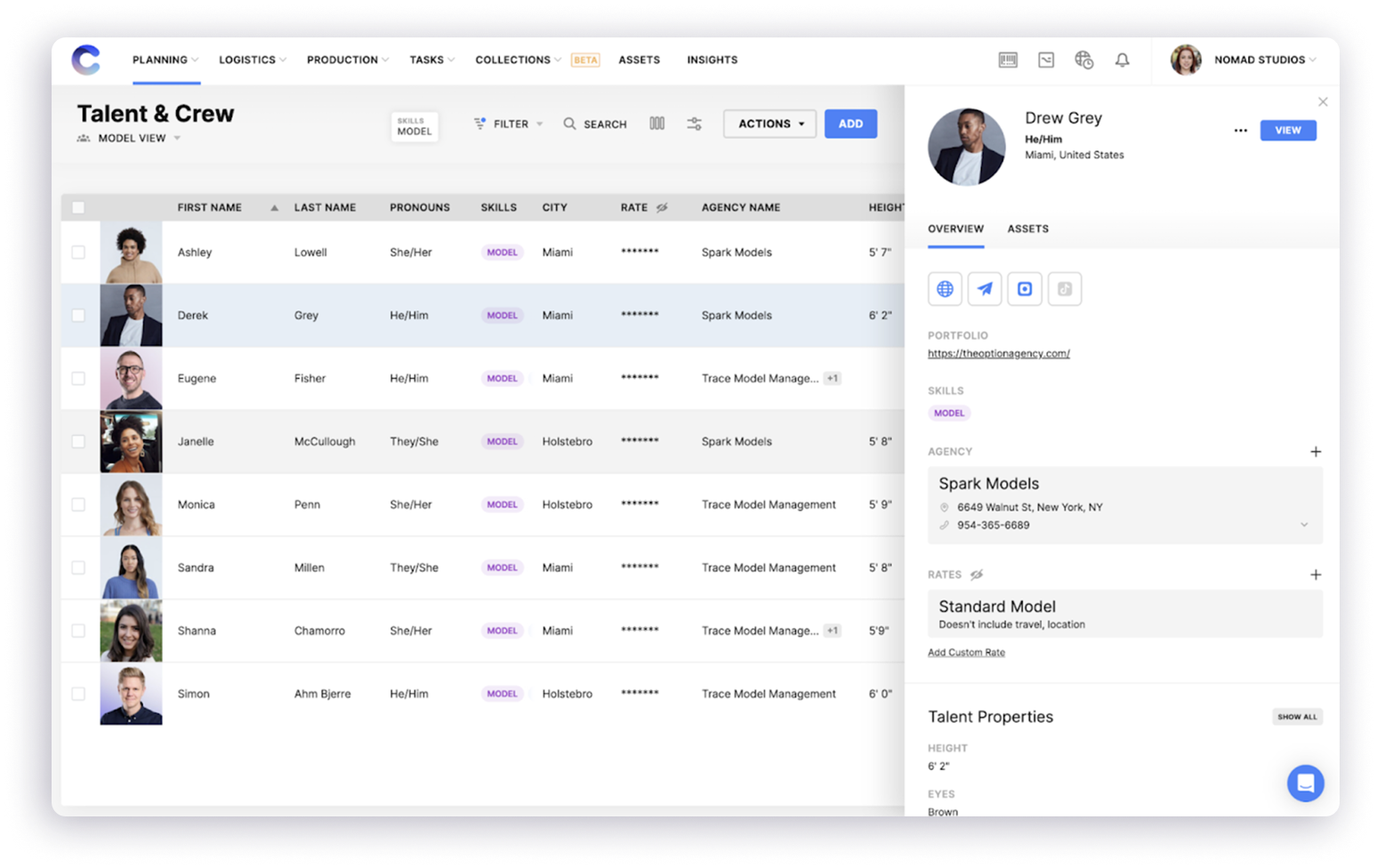 New and Improved Talent & Crew Database