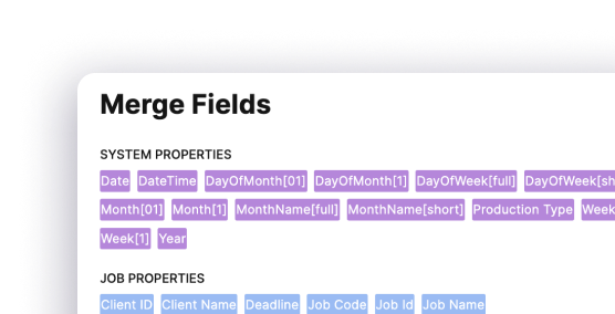 PLANNING - Merge Tokens for Planned Session Properties