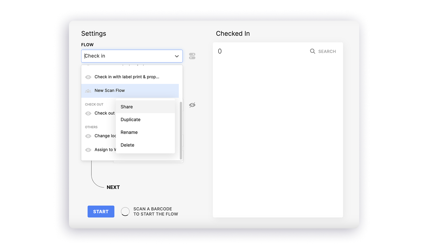 Share Scan Flows with Your Team